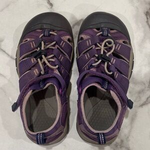 Keen Kids Purple and Black Sandals